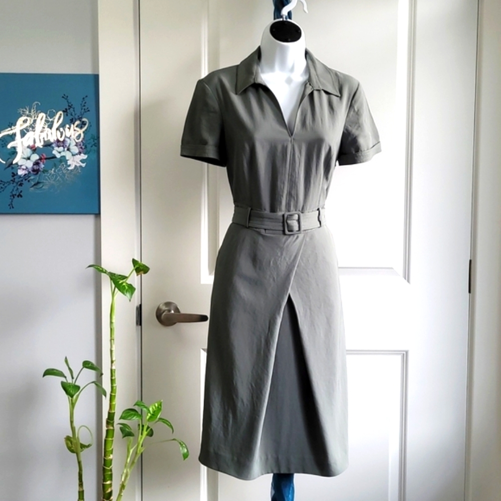 Banana Republic Green Midi Dress